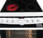AMICA 608CE2TAW 60 cm Electric Ceramic Cooker - White - Image 5