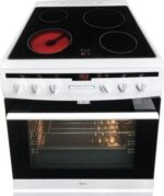 AMICA 608CE2TAW 60 cm Electric Ceramic Cooker - White - Image 6