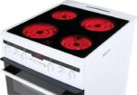 AMICA AFC5550WH 50 cm Electric Ceramic Cooker - White - Image 4