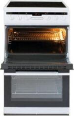 AMICA AFC5550WH 50 cm Electric Ceramic Cooker - White - Image 2