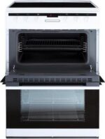 AMICA AFC6550WH 60 cm Electric Ceramic Cooker - White - Image 4