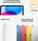 APPLE 11 iPad (2025) - 128 GB, Silver - Image 7