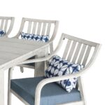 ATLeisure Catalina 9 Piece Dining Set with Faux Wood Finish - Image 4