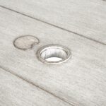 ATLeisure Catalina 9 Piece Dining Set with Faux Wood Finish - Image 7