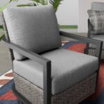 Agio Luna 4 Piece Deep Seating Swivel Patio Set + Cover - Image 3