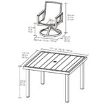 Agio Maricopa 5 Piece Sling Dining Set + Cover - Image 2