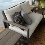 Agio Maricopa 5 Piece Woven Sectional Modular Patio Set + Cover - Image 3