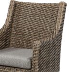 Agio Portland 7 Piece Wicker Dining Patio Set + Cover - Image 7