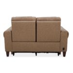 Aiden and Ivy Spencer Brown Leather Power Reclining 2 Seater Sofa - Image 7