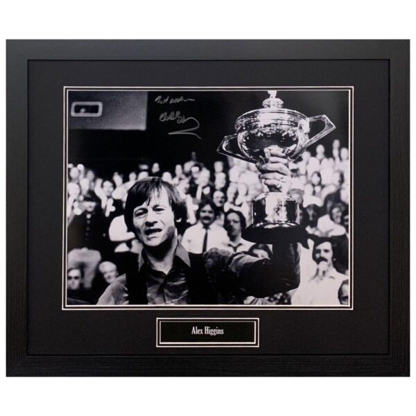 Alex Higgins Signed 3b8d40a3f7655eac3019ae67bc7bfa19