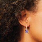 Amethyst Earrings, 14ct Yellow Gold - Image 2