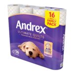 Andrex Supreme Quilts 3-Ply Toilet Tissue, 3 x 16 Pack x 24 Units (Pallet Deal) - Image 3
