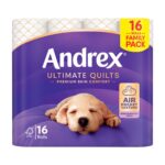 Andrex Supreme Quilts 3-Ply Toilet Tissue, 3 x 16 Pack x 24 Units (Pallet Deal) - Image 2