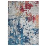 Ankara Brushstroke Design Rug in 2 Sizes - Image 2
