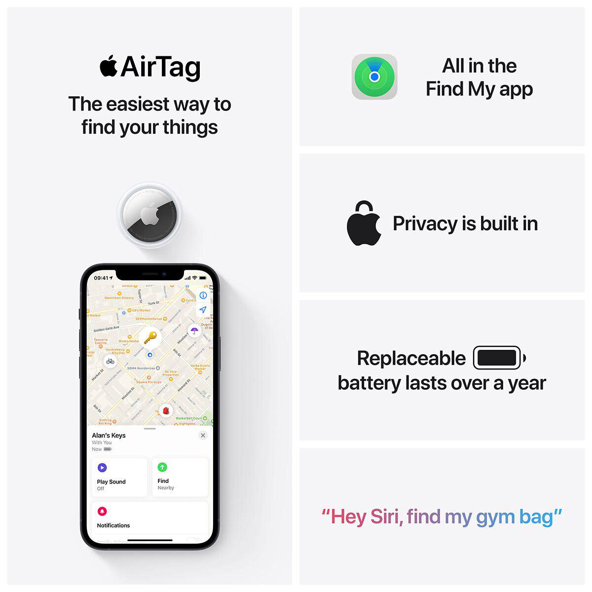 Apple AirTag 4 Pack 81863653e3b0367fcd1e1e0bf2a872e0