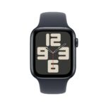 Apple Watch SE GPS, 44mm Midnight Aluminium Case with Sport Band - Image 2