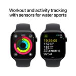Apple Watch Series 10 GPS, 46mm Aluminium Case Sport Band - M/L - Image 5