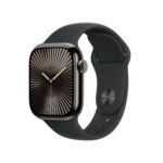 Apple Watch Series 10 GPS + Cellular, 42mm Titanium Case with Sport Band M/L