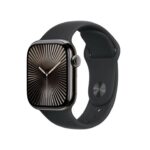 Apple Watch Series 10 GPS + Cellular, 42mm Titanium Case with Sport Band M/L - Image 2