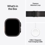Apple Watch Ultra 2 GPS + Cellular, 49mm Titanium Case with Black Titanium Milanese - Image 6