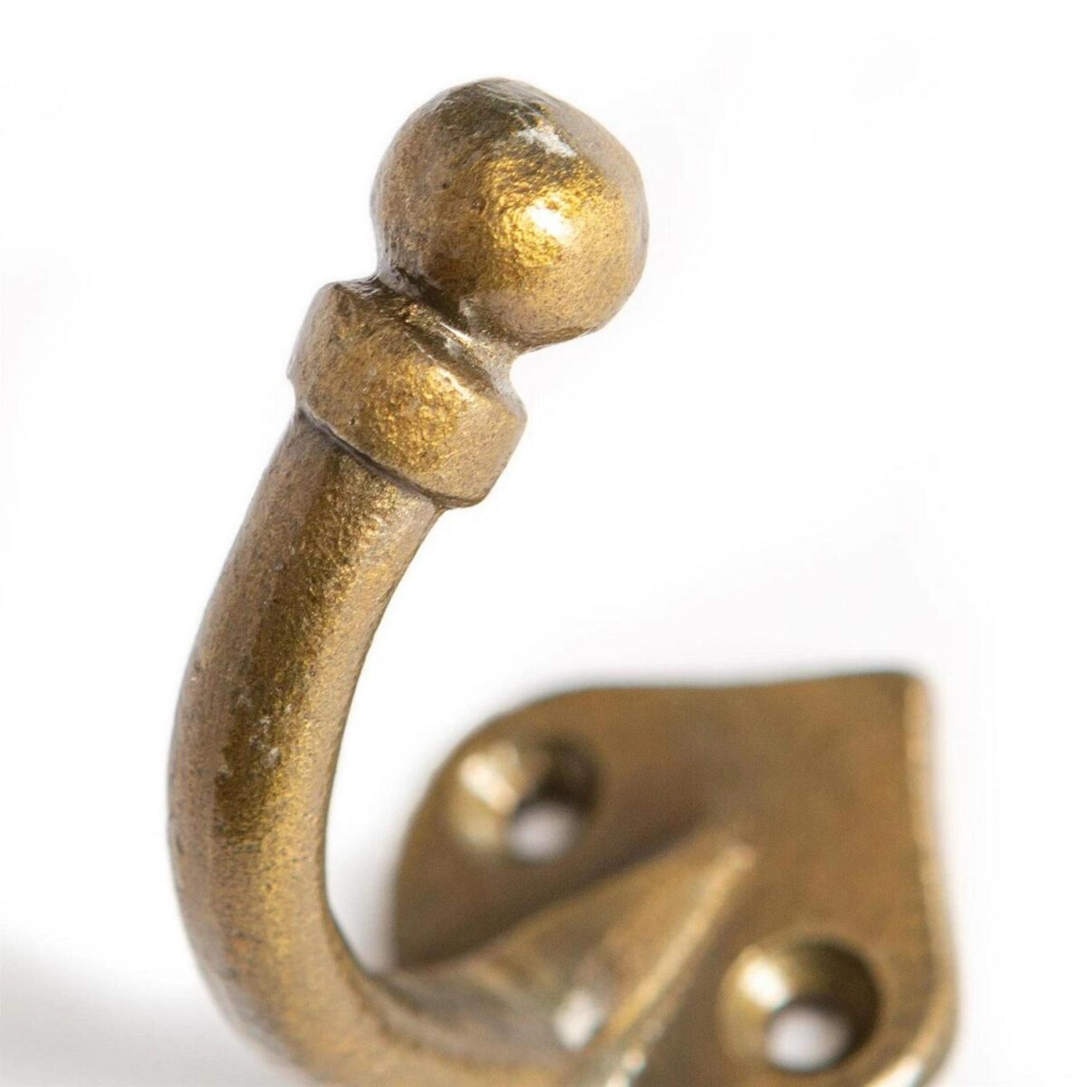 Arrow Head Hook Cast Iron Antique Vintage Style Hooks W35mm x H40mm Brass - Image 2