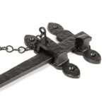 Arrowhead Suffolk Latch Cast Iron Vintage Cottage Door Thumb Latch H240mm Black - Image 3