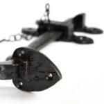 Arrowhead Suffolk Latch Cast Iron Vintage Cottage Door Thumb Latch H240mm Black - Image 2