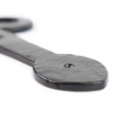 Arrowhead T-Hinge Cast Iron Antique Cupboard Door Hinges W300mm Black - Image 3