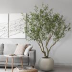 Artificial 8ft Olive Tree in Planter - Image 8