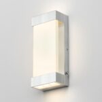 Artika Glacier Integrated LED Outdoor / Indoor Wall Light in Aluminium