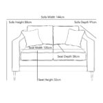 Aspen Green Velvet 2 Seater Sofa - Image 2