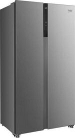 BEKO Frost Free ASL1532PX American-Style Fridge Freezer - Brushed Steel - Image 2