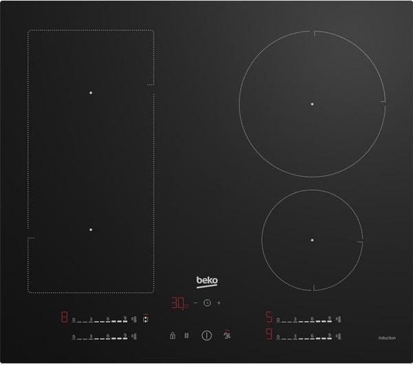 BEKO HIIP64530UFT 59 cm Induction Hob - Black