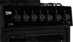 BEKO KA52NEK 50 cm Gas Cooker - Black - Image 2