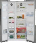 BEKO Pro ASD2542VX American-Style Fridge Freezer - Stainless Steel - Image 4