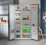 BEKO Pro HarvestFresh ASL1442VPS American-Style Fridge Freezer - Stainless Steel - Image 11