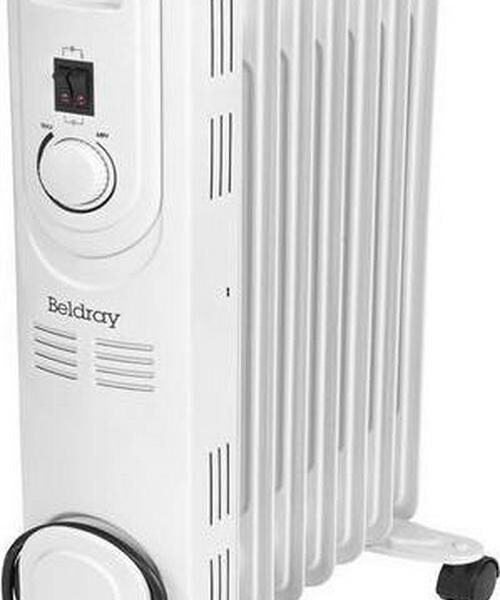 BELDRAY 7 Fin EH3748 Portable Oil-Filled Radiator - White