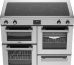BELLING Cookcentre 100Ei Electric Induction Range Cooker - Stainless Steel and Chrome - Image 6