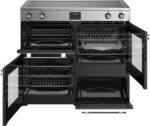 BELLING Cookcentre 100Ei Electric Induction Range Cooker - Stainless Steel and Chrome - Image 7