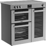BELLING Cookcentre 90Ei Electric Induction Range Cooker - Stainless Steel - Image 2