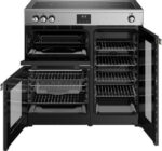 BELLING Cookcentre 90Ei Electric Induction Range Cooker - Stainless Steel - Image 3
