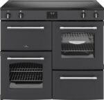 BELLING Farmhouse 100Ei Electric Induction Range Cooker - Anthracite and Chrome