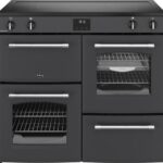 BELLING Farmhouse 100Ei Electric Induction Range Cooker - Anthracite and Chrome