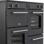 BELLING Farmhouse 100Ei Electric Induction Range Cooker - Anthracite and Chrome - Image 6