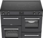 BELLING Farmhouse 100Ei Electric Induction Range Cooker - Anthracite and Chrome - Image 7