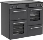 BELLING Farmhouse 100Ei Electric Induction Range Cooker - Anthracite and Chrome - Image 3