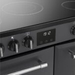 BELLING Farmhouse 90E Electric Ceramic Range Cooker - Anthracite and Chrome - Image 8
