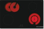 BOSCH Serie 4 PKN811BA2E 80 cm Electric Ceramic Hob - Black