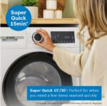BOSCH Series 6 WGG24400GB AntiStain 9 kg 1400 Spin Washing Machine - White - Image 6
