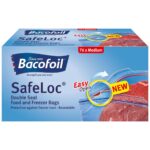 Bacofoil Safeloc Food and Freezer Medium Bags,152 Pack - Image 2